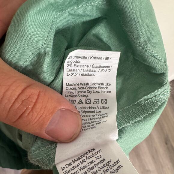 J.Crew Ribbed Knit Mixy Tank Midi Dress WMNS PS Eucalyptus Steam A-Line Pullover - Picture 9 of 10